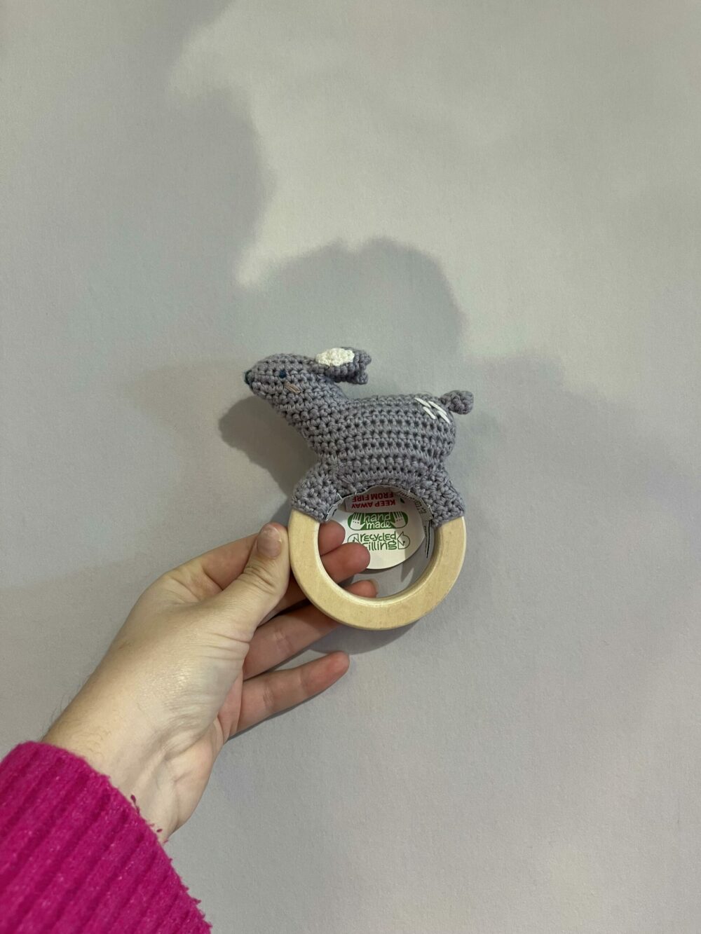 Hochet en crochet - Lapin