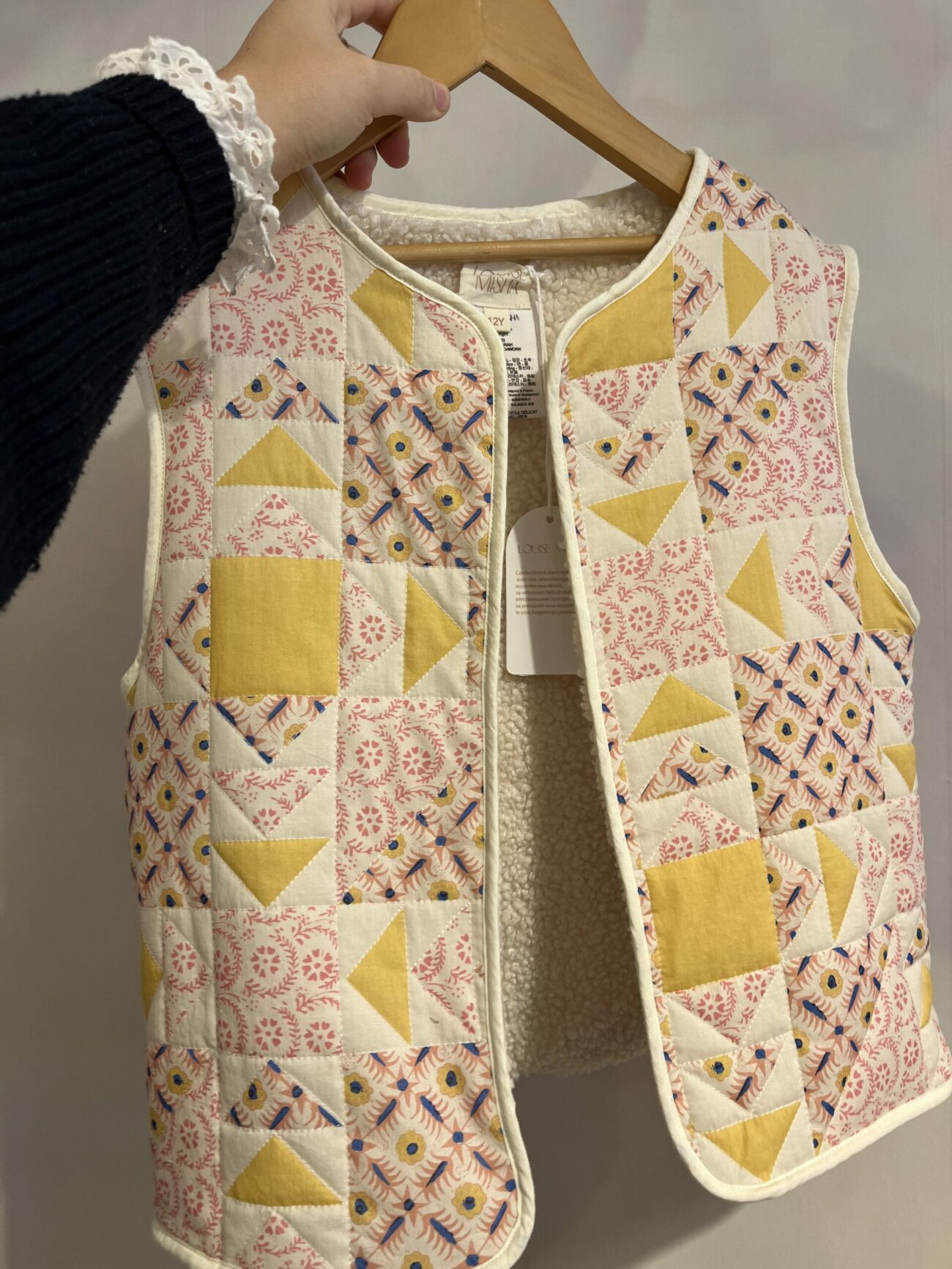 Gilet patchwork réversible Louise Misha – Image 2