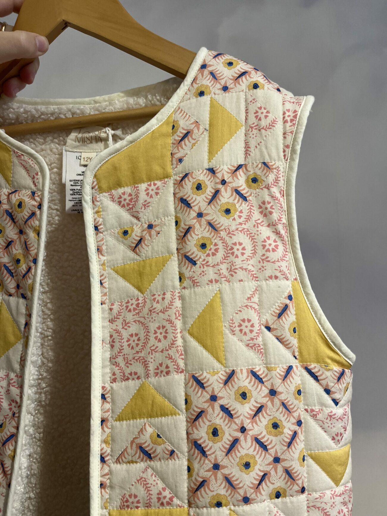 Gilet patchwork réversible Louise Misha