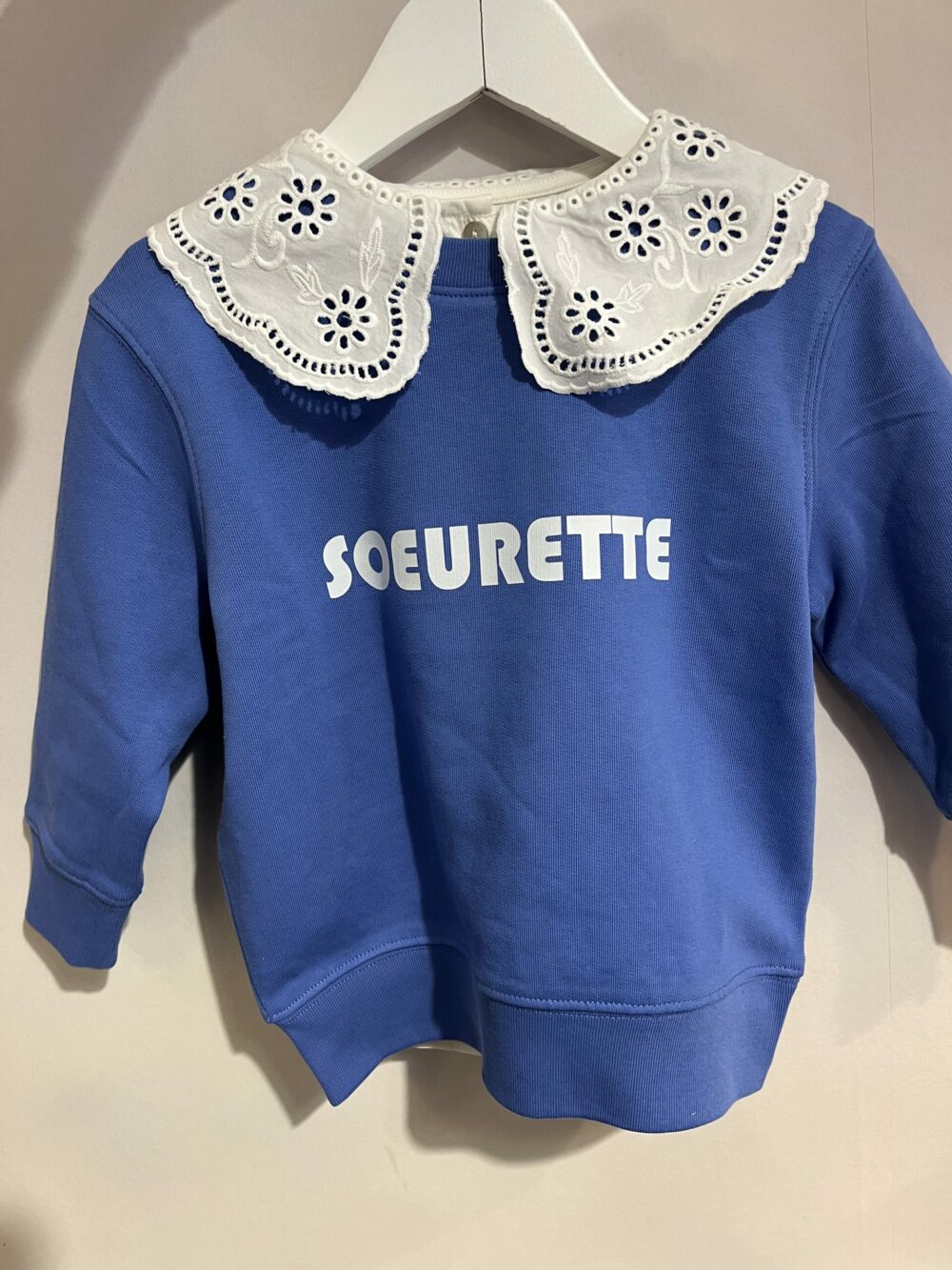 sweat soeurette Juliette en salopette