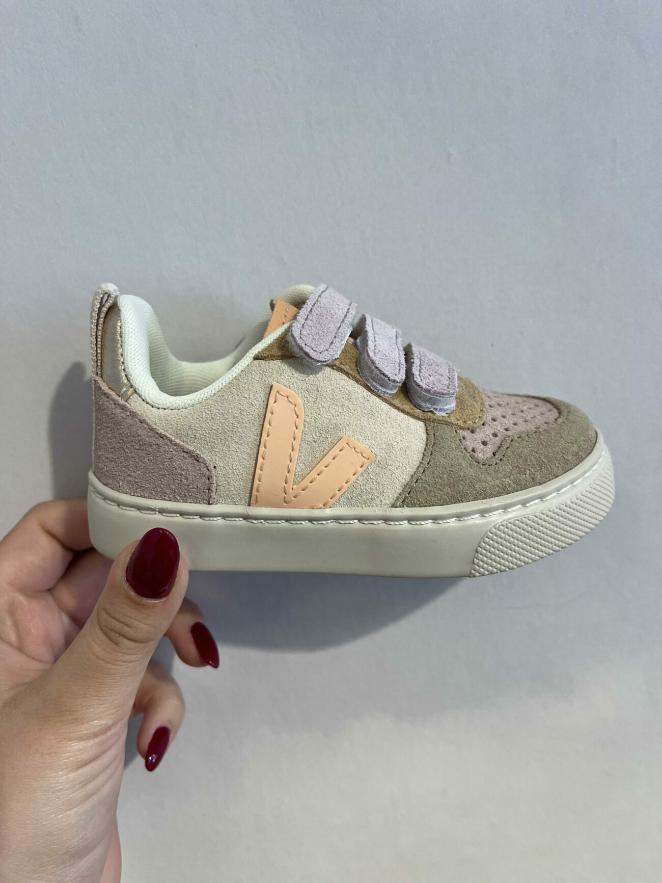 Baskets VEJA V10 SUEDE MULTICO SABLE