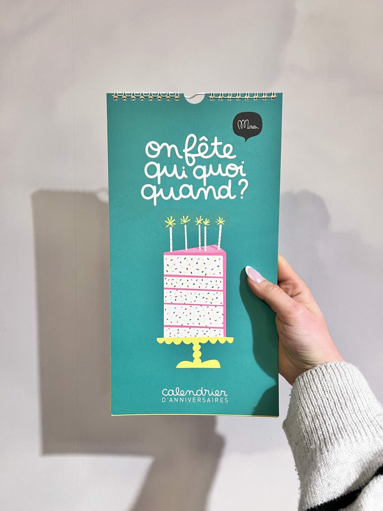 Calendrier d'anniversaires MINUS EDITIONS