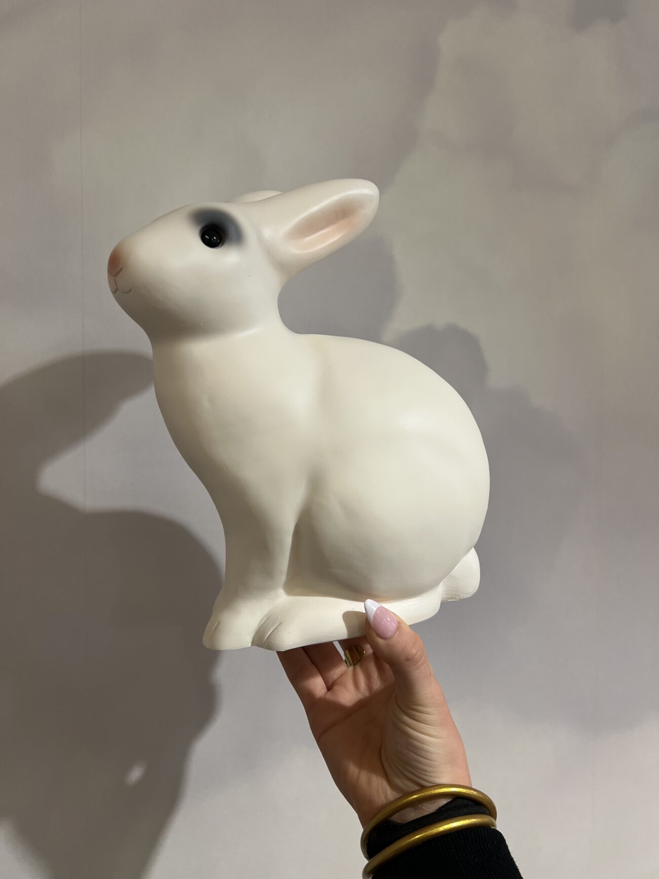 Lampe lapin blanc